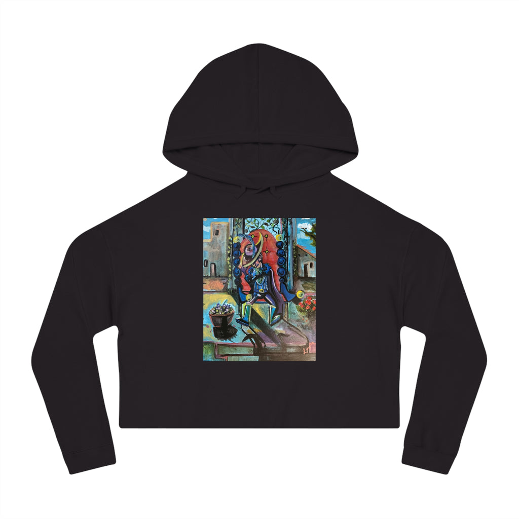 The Emperor Women’s Cropped Hooded Sweatshirt