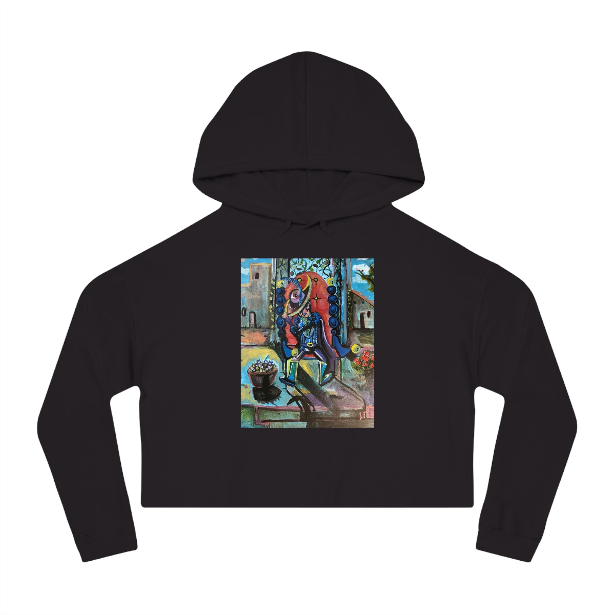The Emperor Women’s Cropped Hooded Sweatshirt